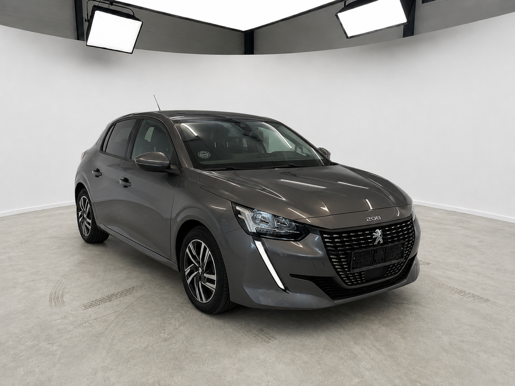 Peugeot 208 2020 alure sky, set skråt forfra hos ENV Auto i Odense